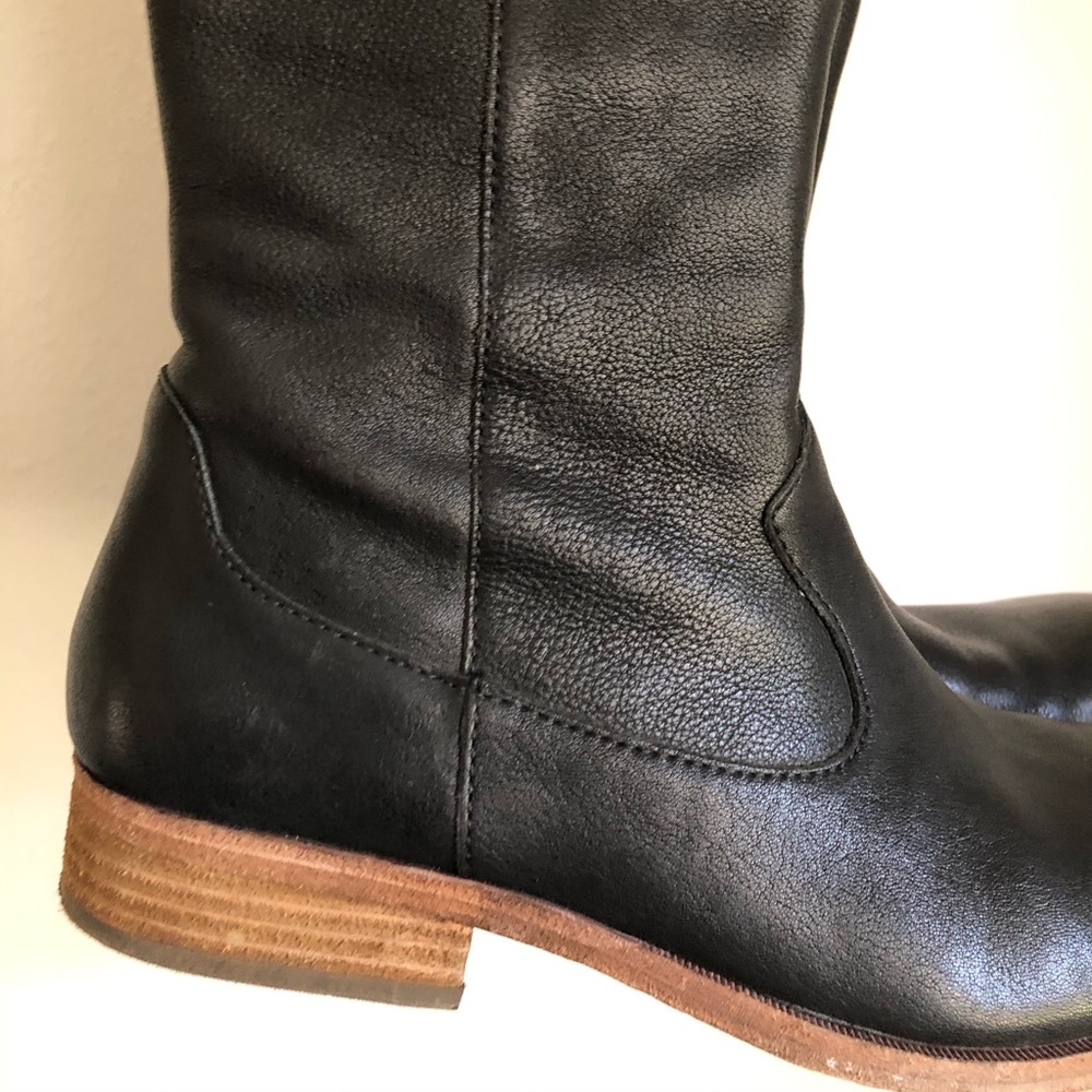 Kork-Ease tall black leather boots size 11